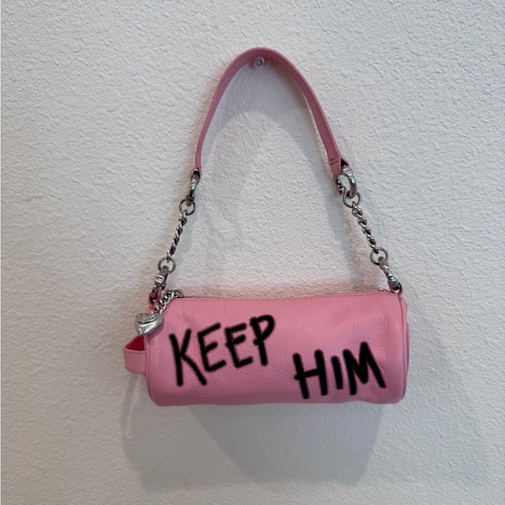 Juicy Couture keep him pink barrel bag